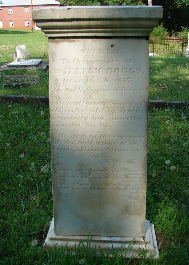 William Ellison Boggs William Ellison Boggs 1792 1857 Find A Grave Memorial