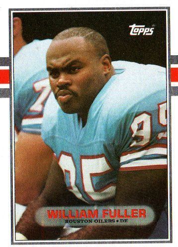William Fuller (American football) HOUSTON OILERS William Fuller 104 ROOKIE CARD TOPPS 1989 NFL