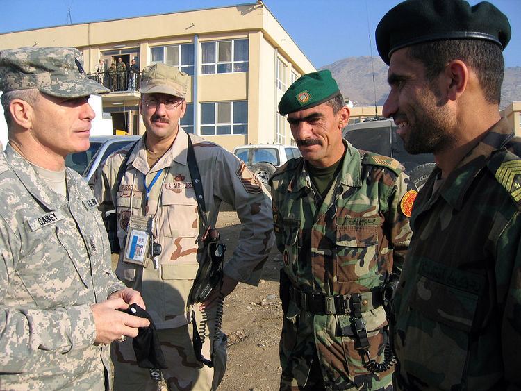 William Gainey FileUS Army Command Sgt Maj William J Gainey and Afghan
