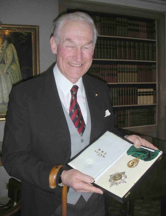 William Garth (barrister) Sir William Garth Morrison with his Thistle insignia medals