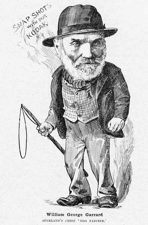 William George Garrard Garrard William George A cartoon of William George Garrard