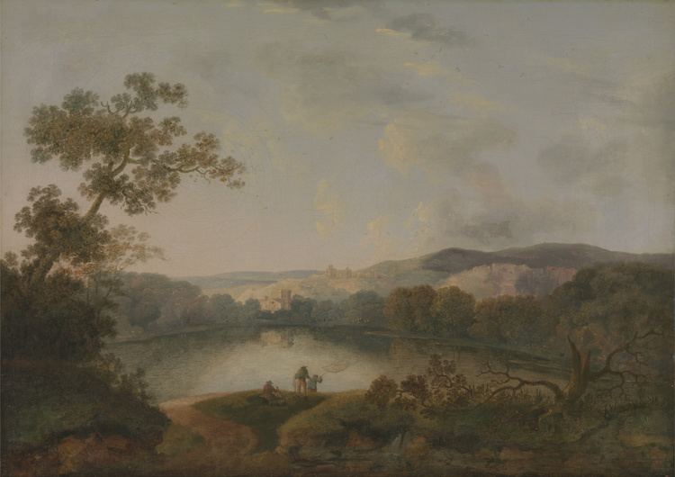 William Groombridge (painter) FileWilliam Groombridge A View of a Lake with Fishermen Google
