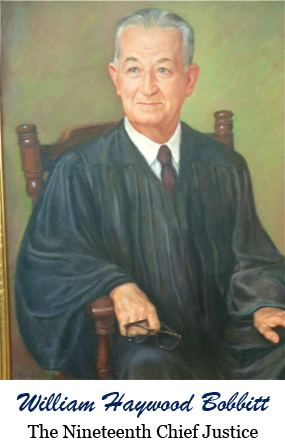 William H. Bobbitt Portrait of Chief Justice William H Bobbitt