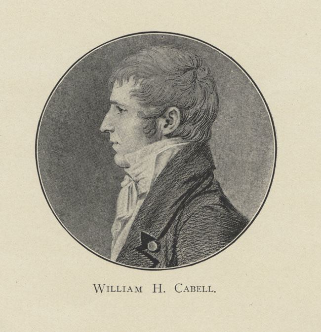 William H. Cabell William H Cabell 17721853 Albert and Shirley Small Special