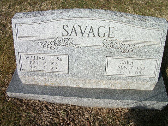 William H. Savage William H Savage Sr 1915 1996 Find A Grave Memorial