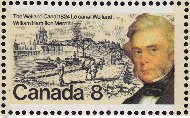 William Hamilton Merritt 8 William Hamilton MerrittThe Welland Canal 1974 People