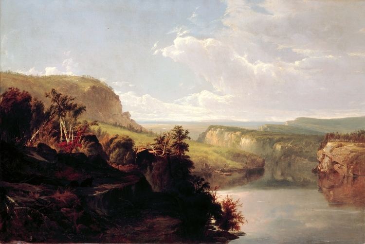 William Hart (painter) FileLake Among the Hills by William Hart 1858jpg