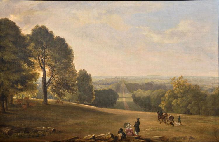 William Havell The Long Walk Windsor Great Park by WILLIAM HAVELL John Bennett