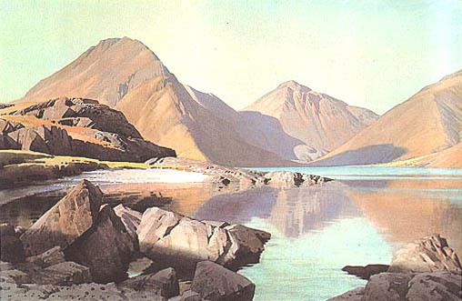 William Heaton Cooper Clear Evening Wastwater loose print Loose prints by