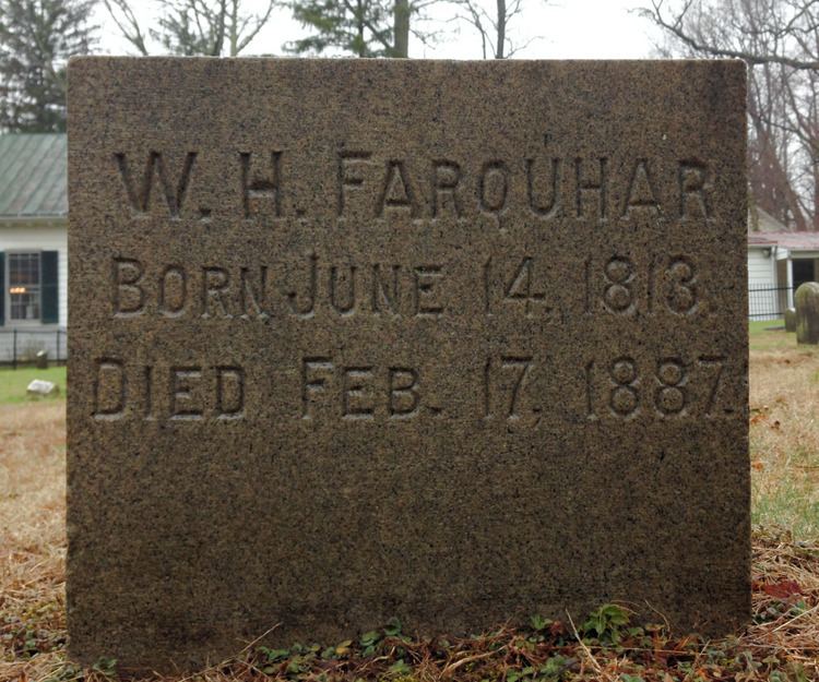 William Henry Farquhar William Henry Farquhar 1813 1887 Find A Grave Memorial