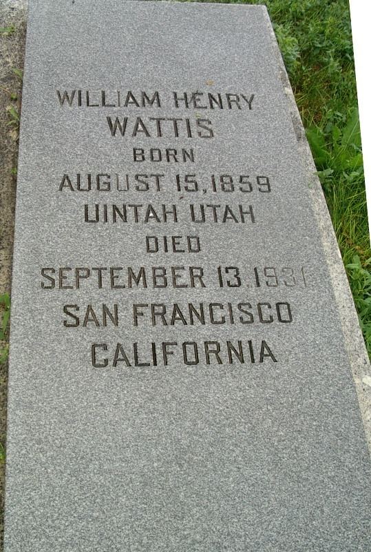 William Henry Wattis William Henry Wattis 1859 1931 Find A Grave Memorial