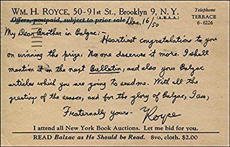 William Hobart Royce Amazoncom William Hobart Royce Autograph Letter Signed 1216