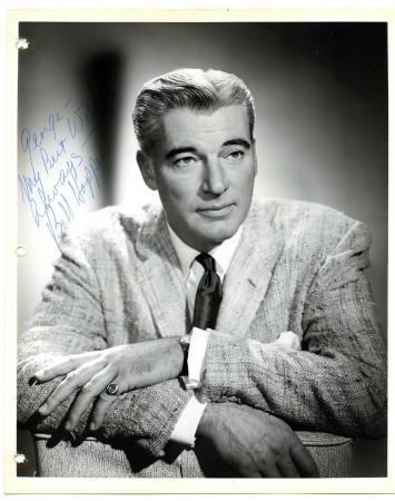 William Hopper William Hopper Perry Mason Star Vintage 1960 Signed Photo