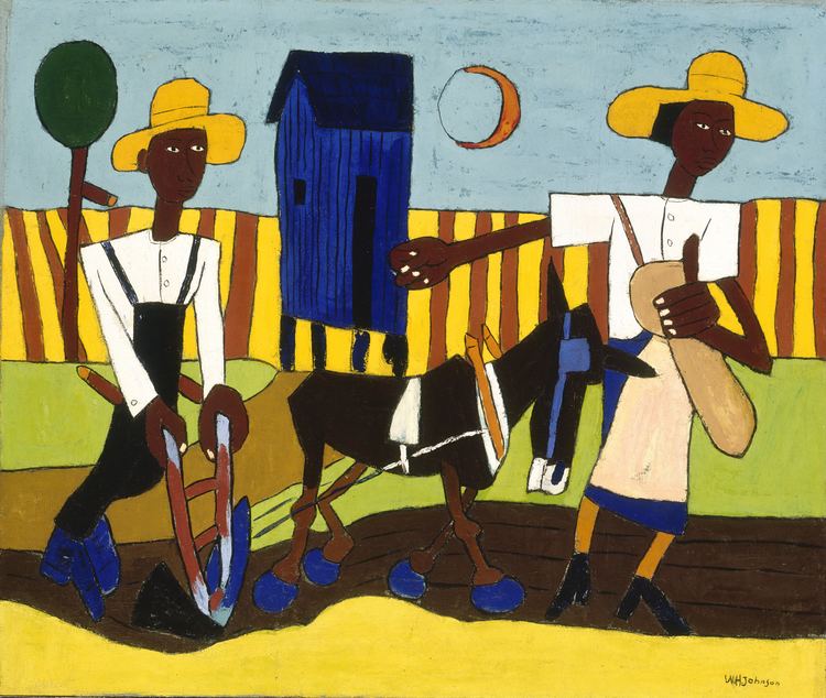 William Johnson (artist) William H Johnson Sowing 1940 oil African American artists