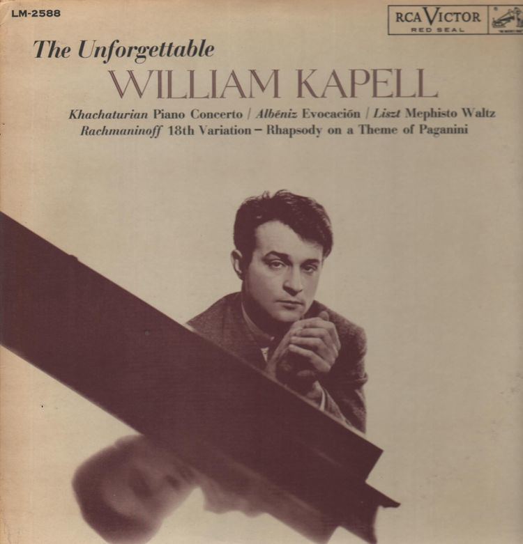 William Kapell WILLIAM KAPELL 21 vinyl records amp CDs found on CDandLP