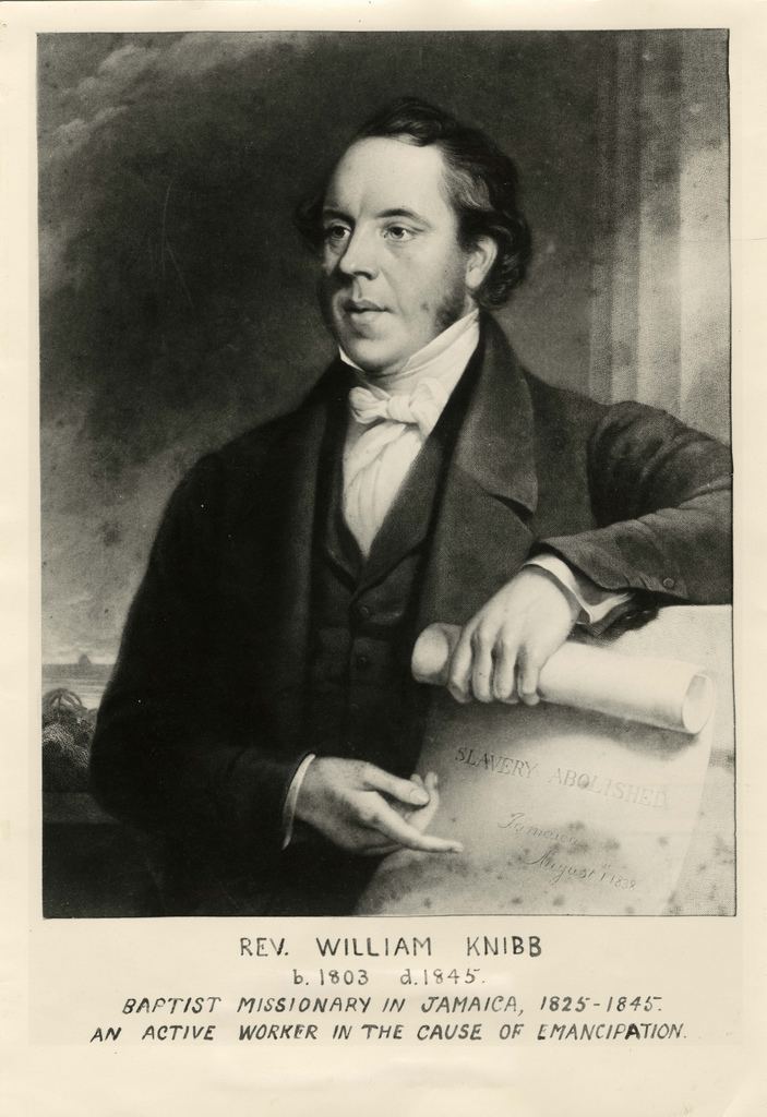 William Knibb Rev William Knibb 1803 1845 Baptist Missionary in