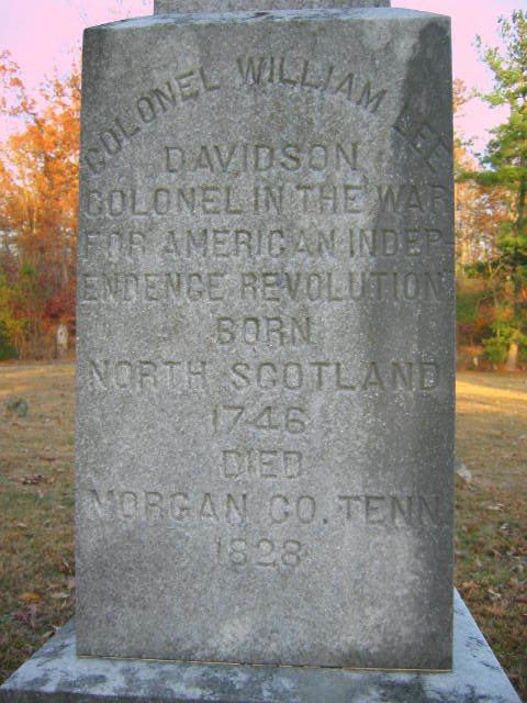 William Lee Davidson Col William Lee Davidson 1746 1828 Find A Grave Memorial