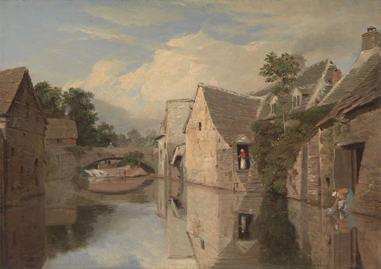 William Linton (artist) FileWilliam Linton Cottages by a River Google Art Projectjpg