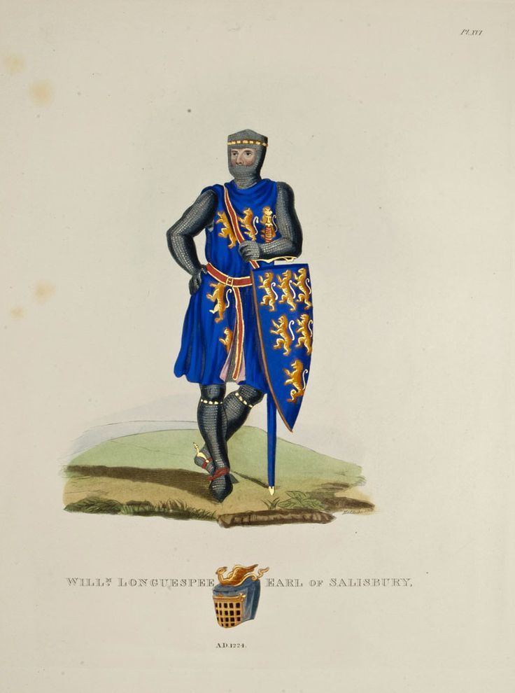 William Longespée, 3rd Earl of Salisbury William I Longespe 3rd Earl of Salisbury Son of King Henry II of