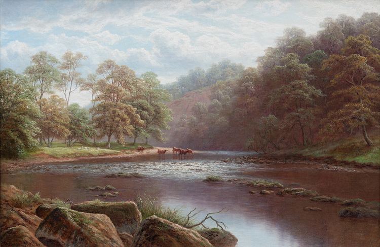 William Mellor (footballer) William Mellor Oil Painting Bolton Abbey Sutcliffe Galleries