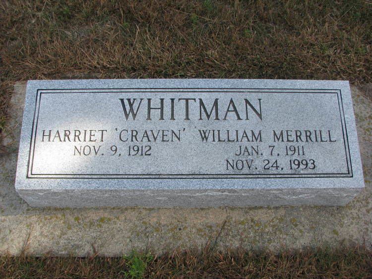 William Merrill Whitman William Merrill Whitman 1911 1993 Find A Grave Memorial