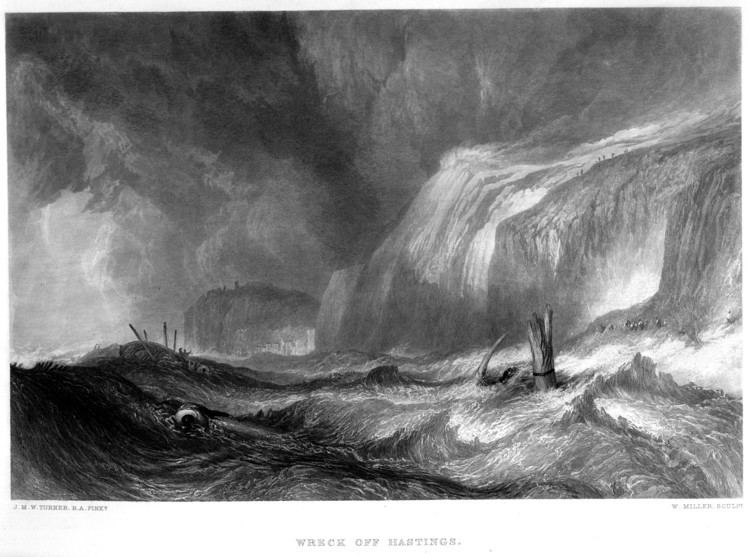 William Miller (engraver) FileWreck off Hastings engraving by William Miller after Turnerjpg