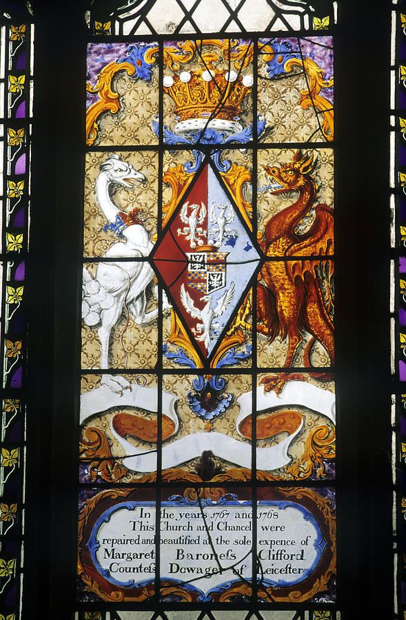 William Peckitt Stained Glass Window Heraldic By William Peckitt Photograph by Neil