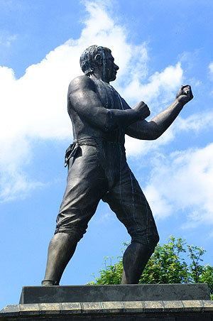 William Perry (boxer) Dudley Photo Gallery A view of The Tipton Slasher statue in