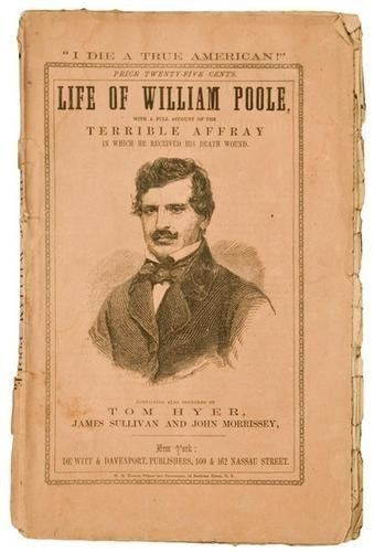 William Poole 212E BOXING Life of William Poole 1855 Lot 212E