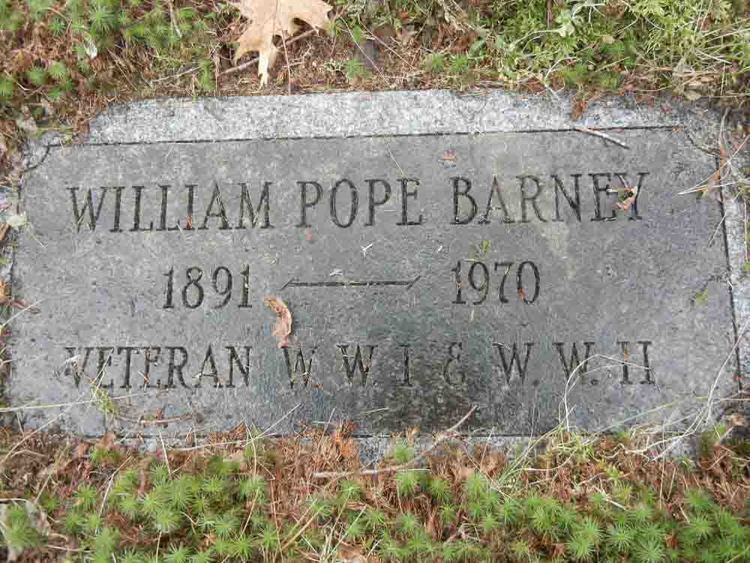 William Pope Barney William Pope Barney 1891 1970 Find A Grave Memorial
