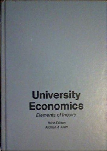 William R. Allen (economist) University Economics Alchian Armen Albert William R Allen