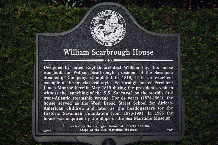 William Scarbrough House William Scarbrough House Marker Historic Markers Across Georgia