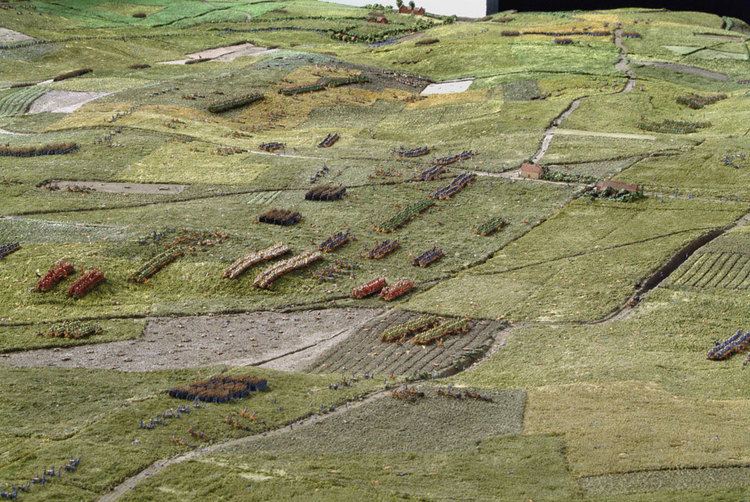 William Siborne Model of the field of Waterloo made by Captain William Siborne 1838