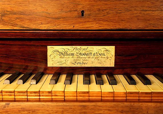 William Stodart William Stodart grand piano for sale with a rosewood case and carved