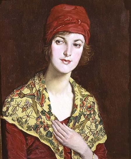 William Strang The Red Cap William Strang as art print or hand painted oil
