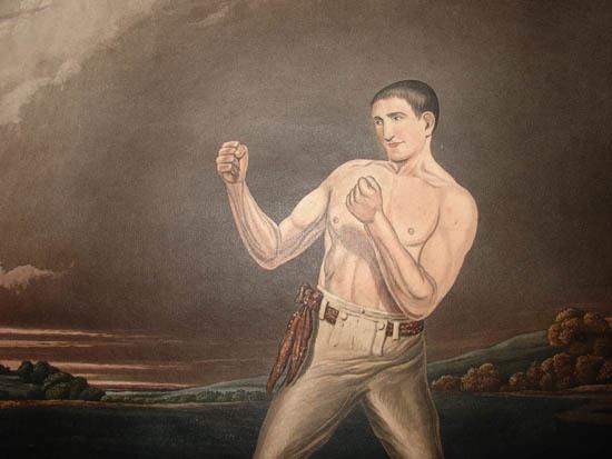 William Thompson (boxer) George Glazer Gallery Antique Prints Bendigo Champion