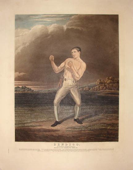William Thompson (boxer) George Glazer Gallery Antique Prints Bendigo Champion