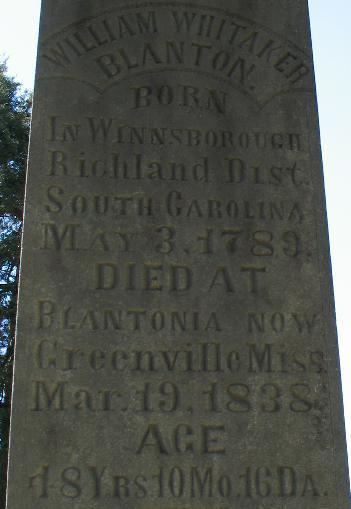 William W. Blanton William W Blanton 1789 1838 Find A Grave Memorial