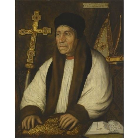 William Warham (Archdeacon of Canterbury) Portrait of William Warham Archbishop of Canterbury 1450 1532 by