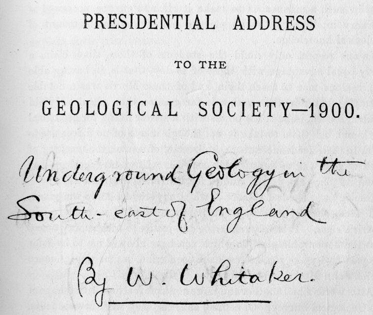 William Whitaker (geologist)