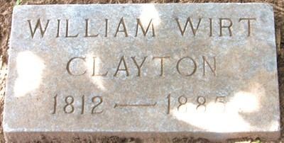 William Wirt Clayton William Wirt Clayton 1812 1885 Find A Grave Memorial