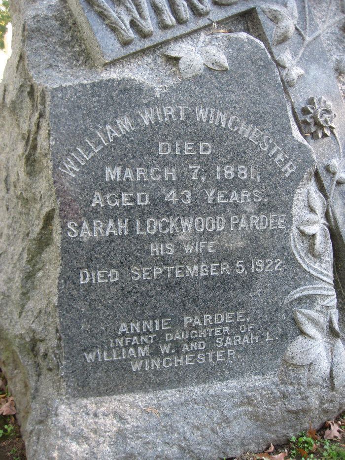 William Wirt Winchester William Wirt Winchester 1837 1881 Find A Grave Memorial