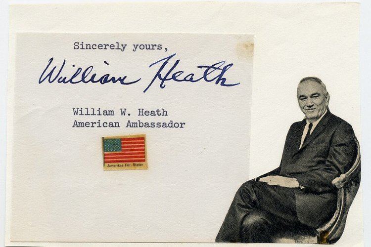 William Womack Heath American Diplomat Ambassador to Sweden WILLIAM WOMACK HEATH
