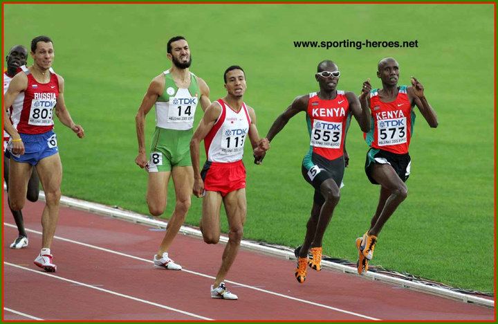 William Yiampoy William YIAMPOY 2005 World Championship 800m bronze medal Kenya