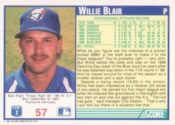 Willie Blair The Trading Card Database Willie Blair Gallery