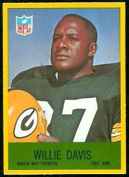 Willie Davis (defensive end) Willie Davis 1967 Philadelphia 76 Vintage Football Card Gallery