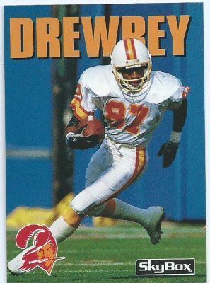 Willie Drewrey TAMPA BAY BUCCANEERS Willie Drewrey 91 SKYBOX Impact 1992 NFL