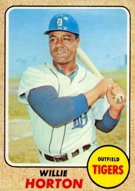 Willie Horton (baseball) 1968 Topps Willie Horton 360 Baseball Card 1968 Detroit Tigers
