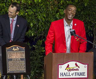 80s Baseball - 11/18/85 Willie McGee wins the N.L. M.V.P. Willie led the  league in batting average (.353) and hits (216) and also stole 56 bases. As  a team, the Cardinals swiped