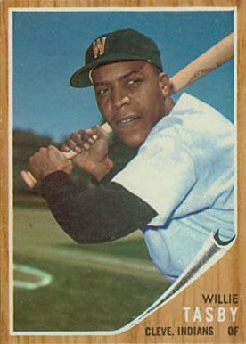 Willie Tasby 1962 Topps Willie Tasby 462W Baseball Card Value Price Guide